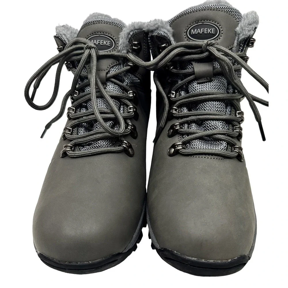 Mafeke Boots‎ Mens US Size 8.5  Snow Winter Ankle Boots Waterproof